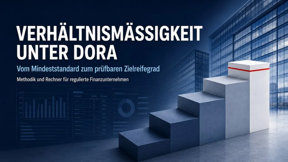Verhältnismäßigkeit unter DORA